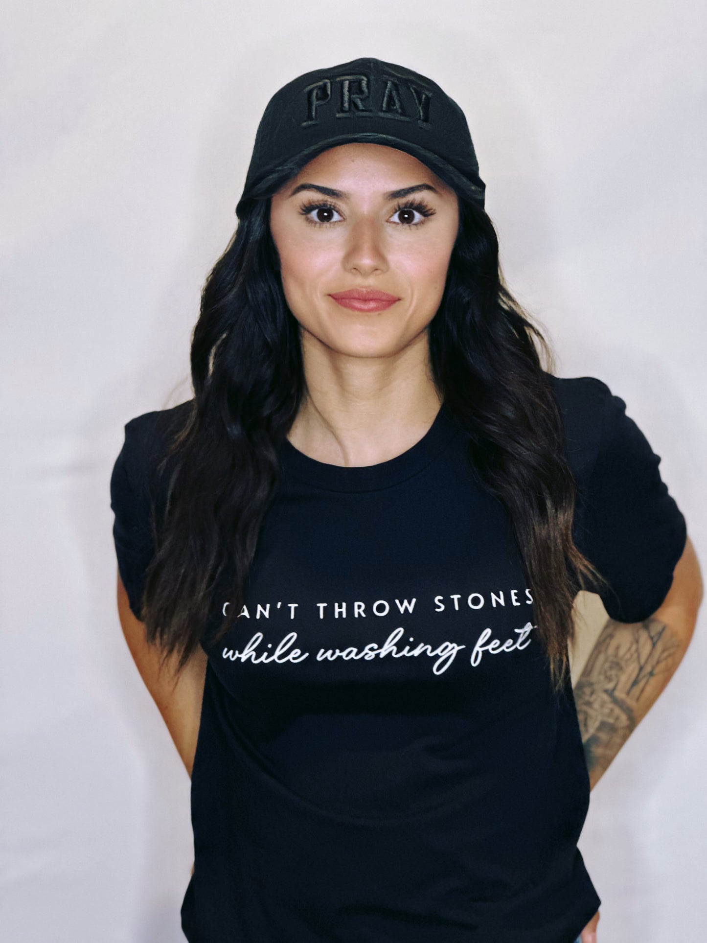 CAN'T THROW STONES tee
