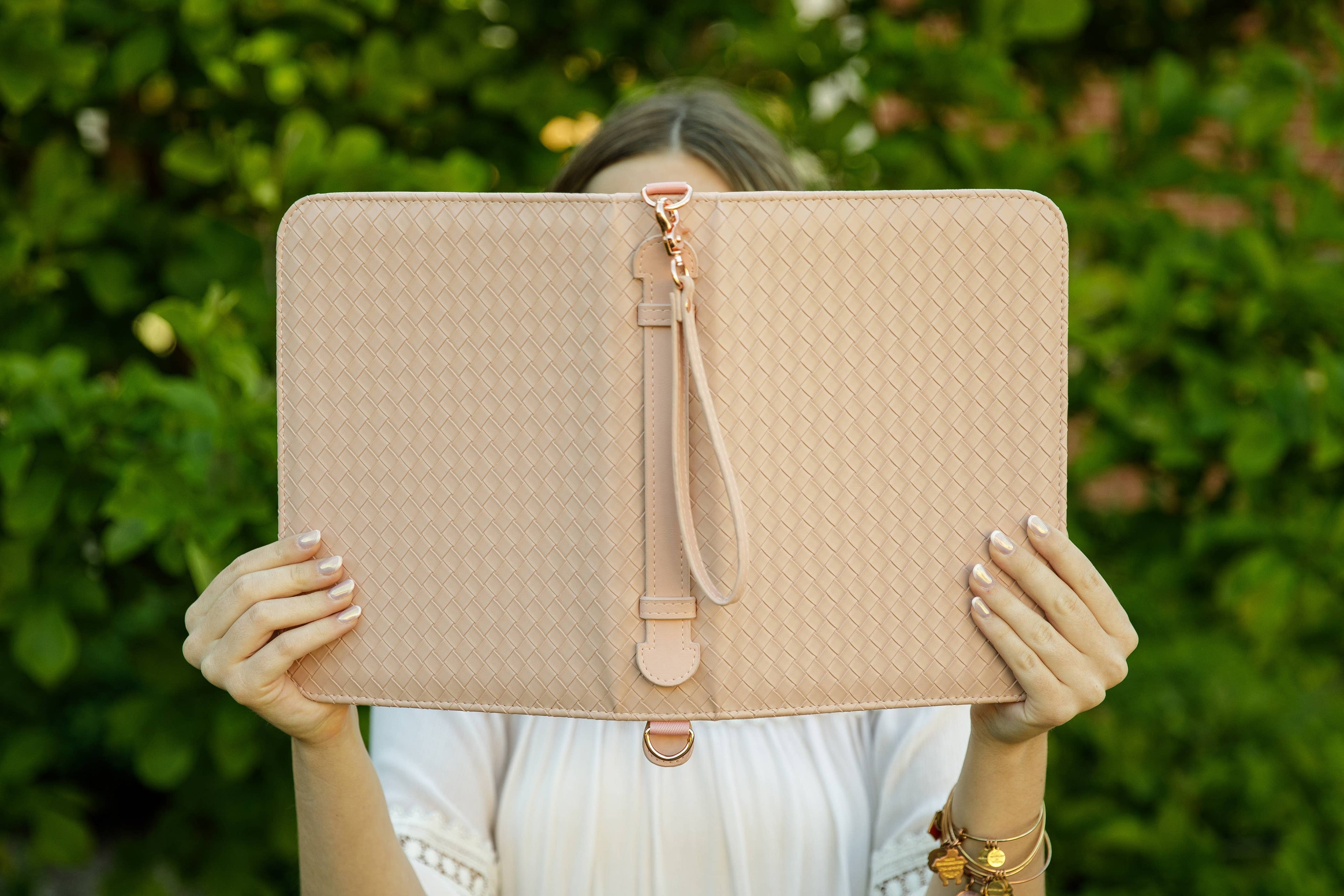 Weave Bible Case- BLUSH