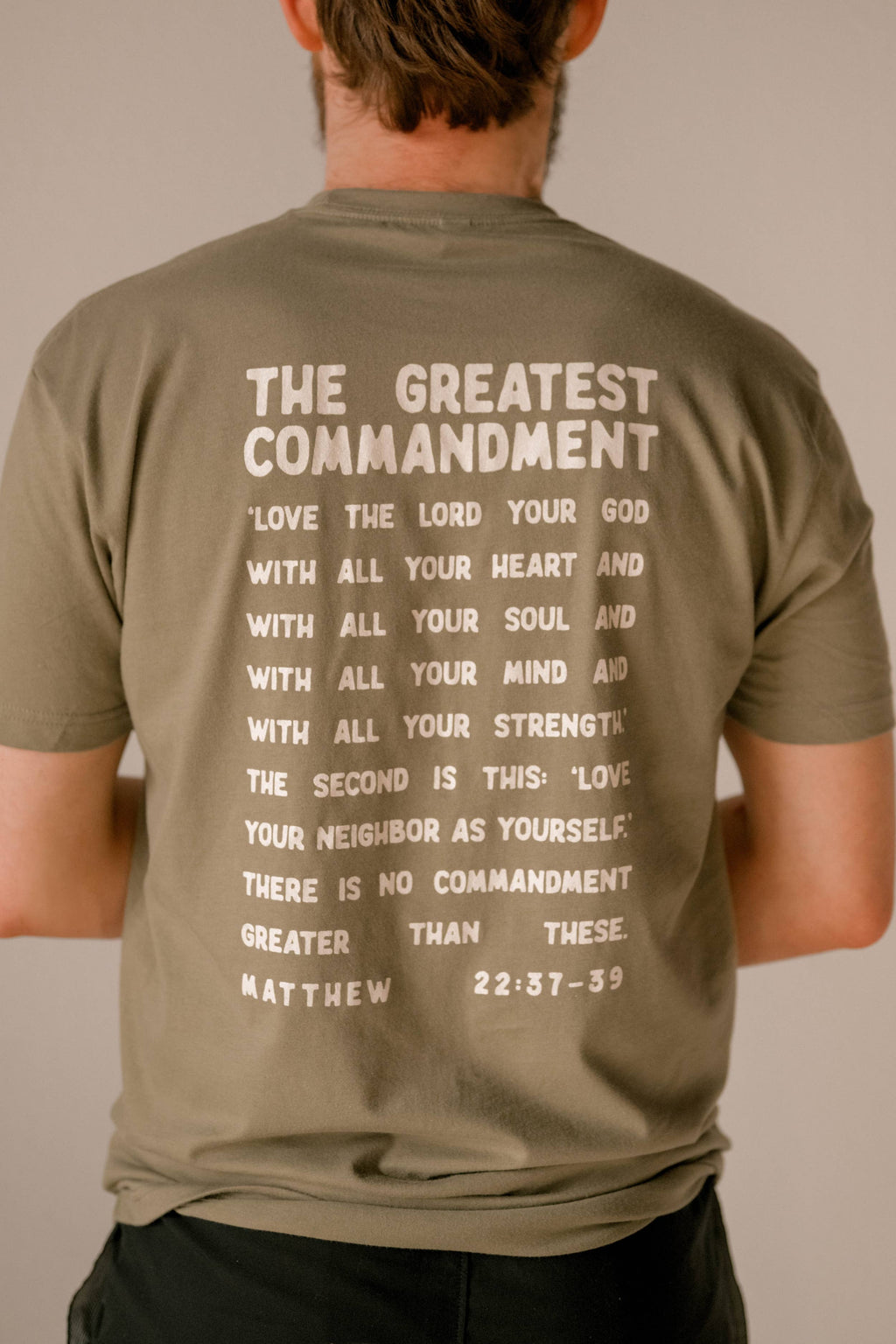Love God Love People mens tee