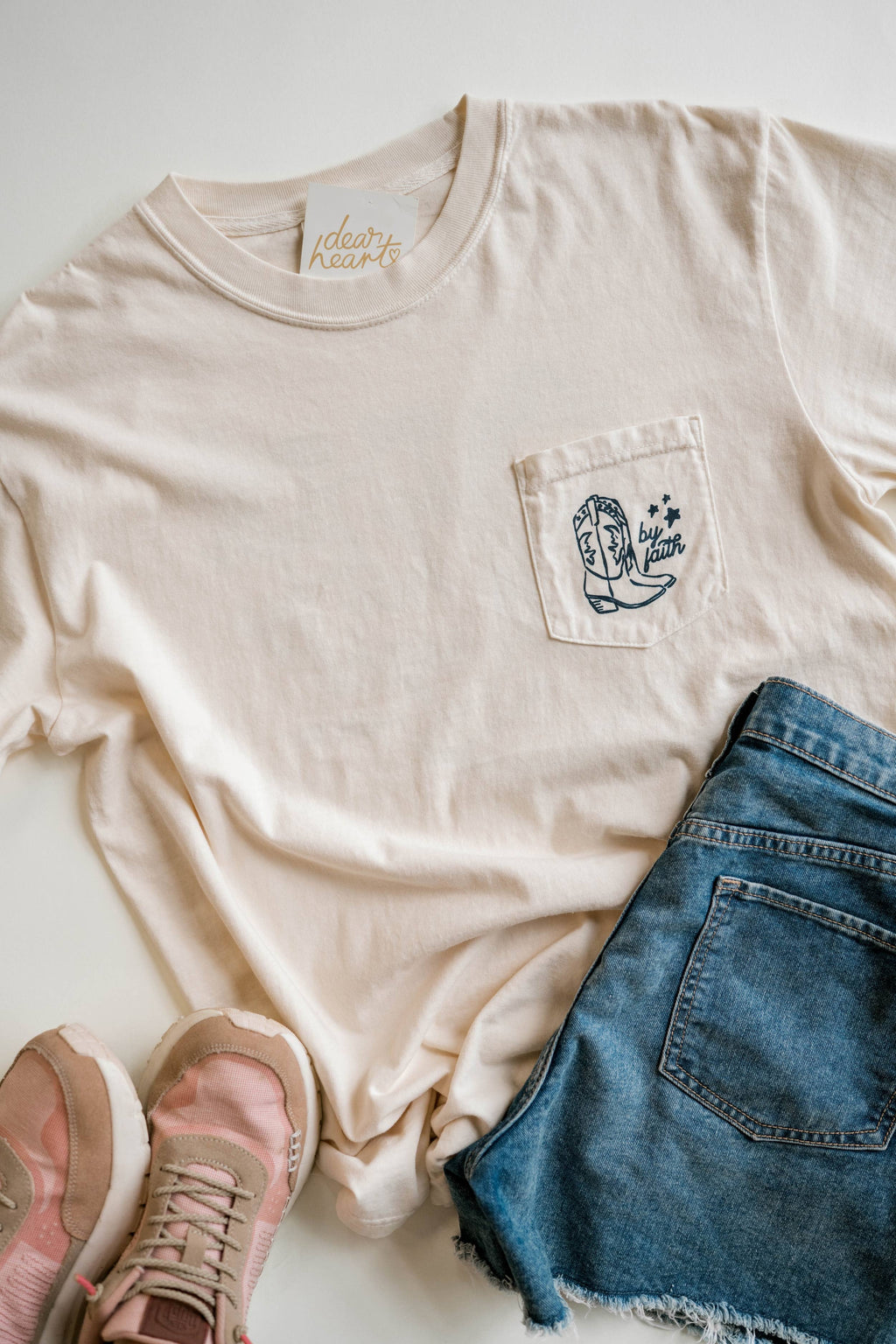 Walk By Faith Tee - Ivory