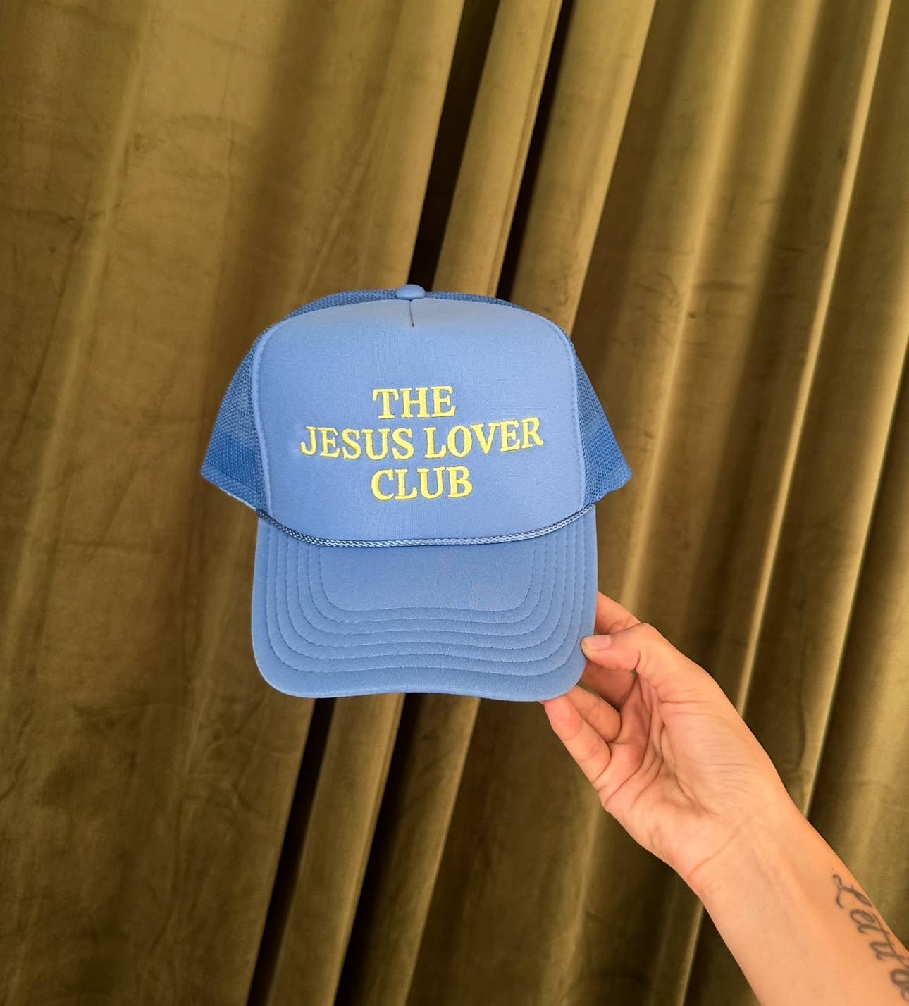 The Jesus Lover Club trucker hat