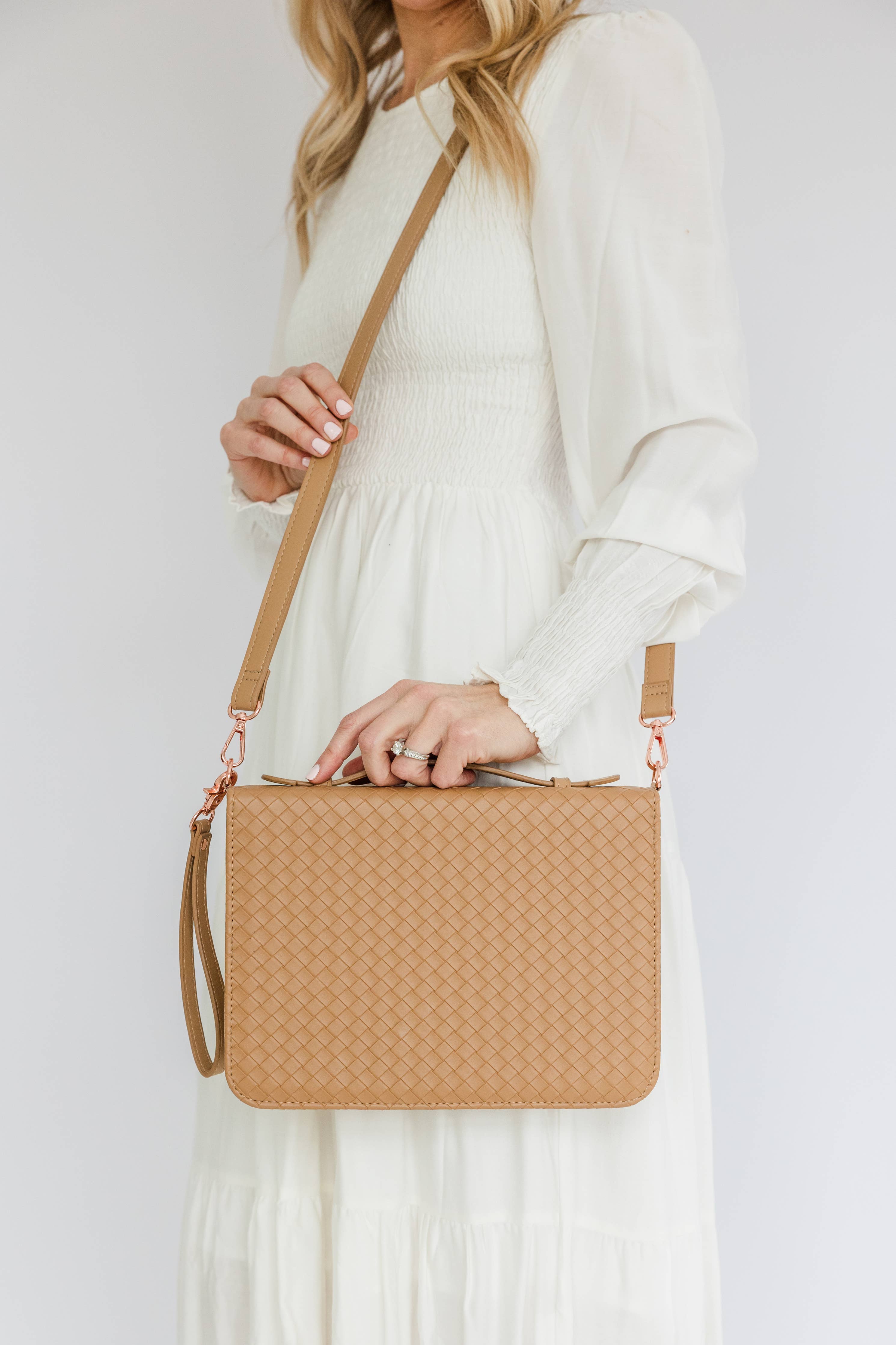 Weave Bible Case-CARAMEL