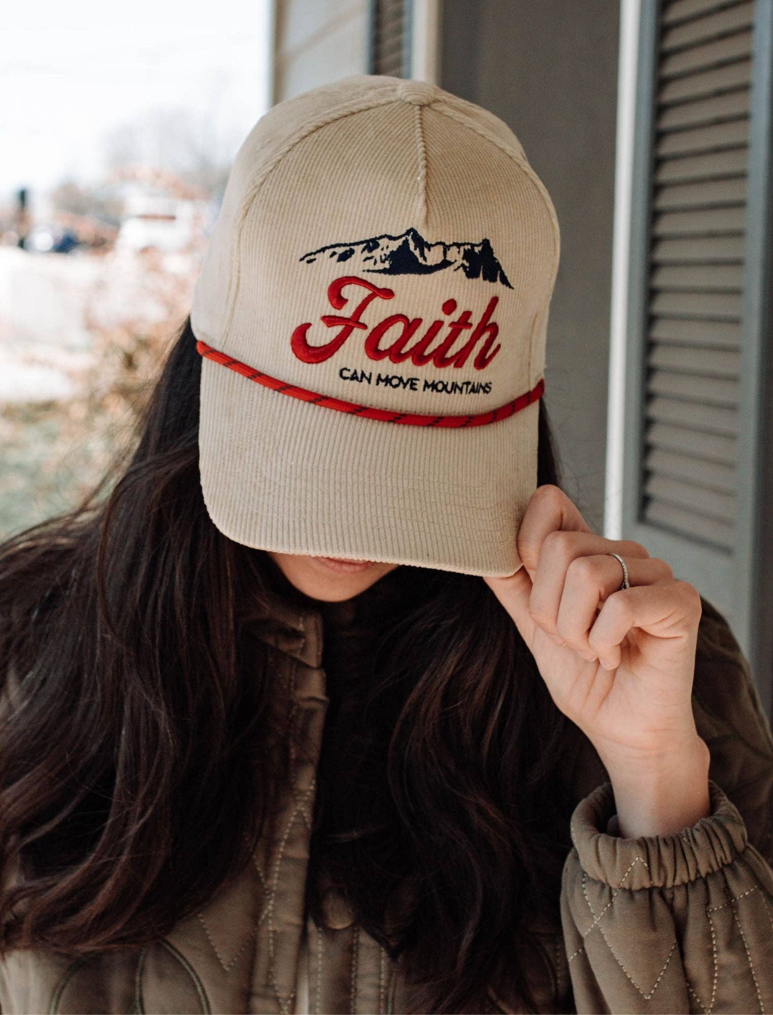 Faith Can Move Mountains hat