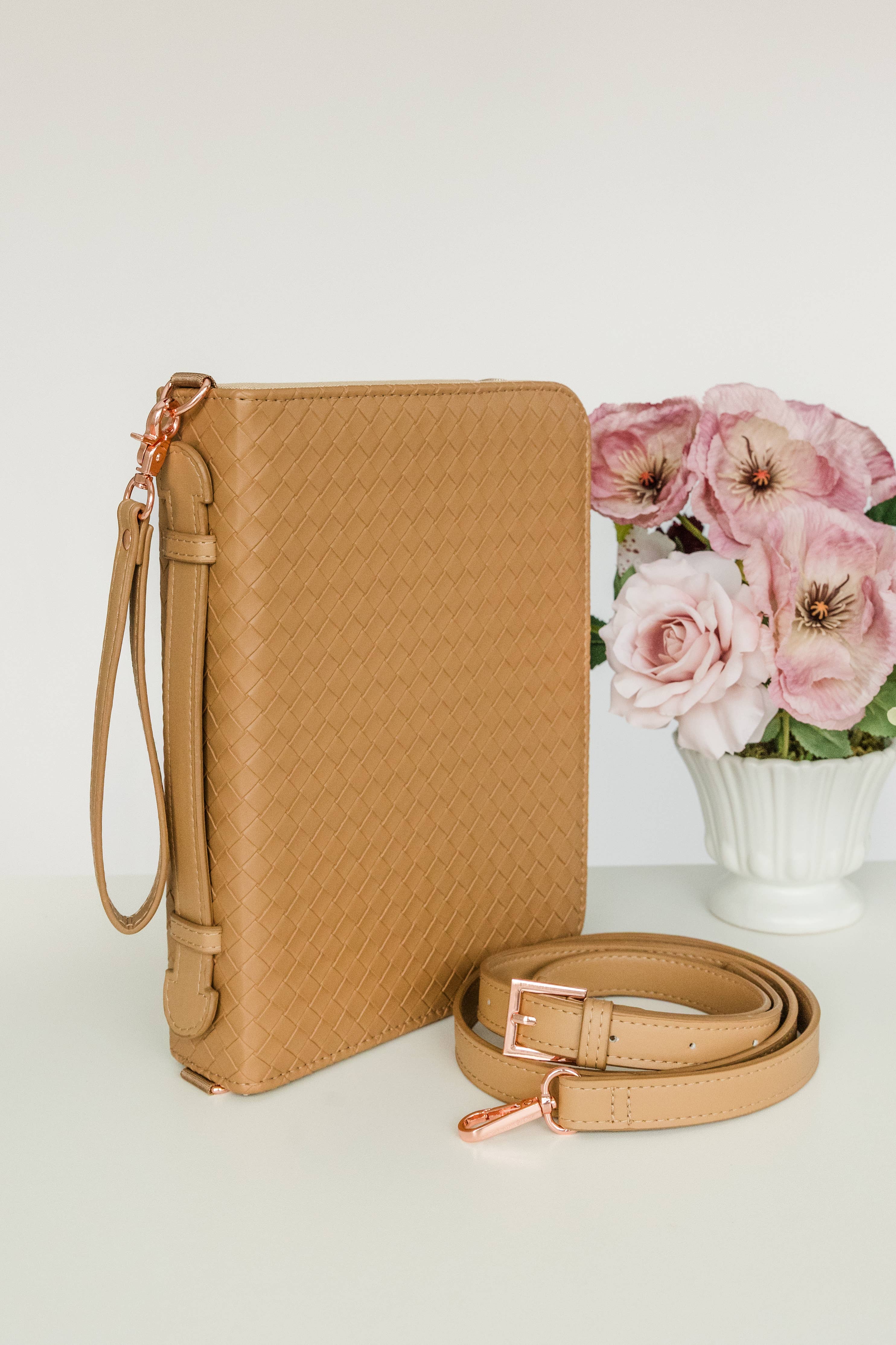 Weave Bible Case-CARAMEL