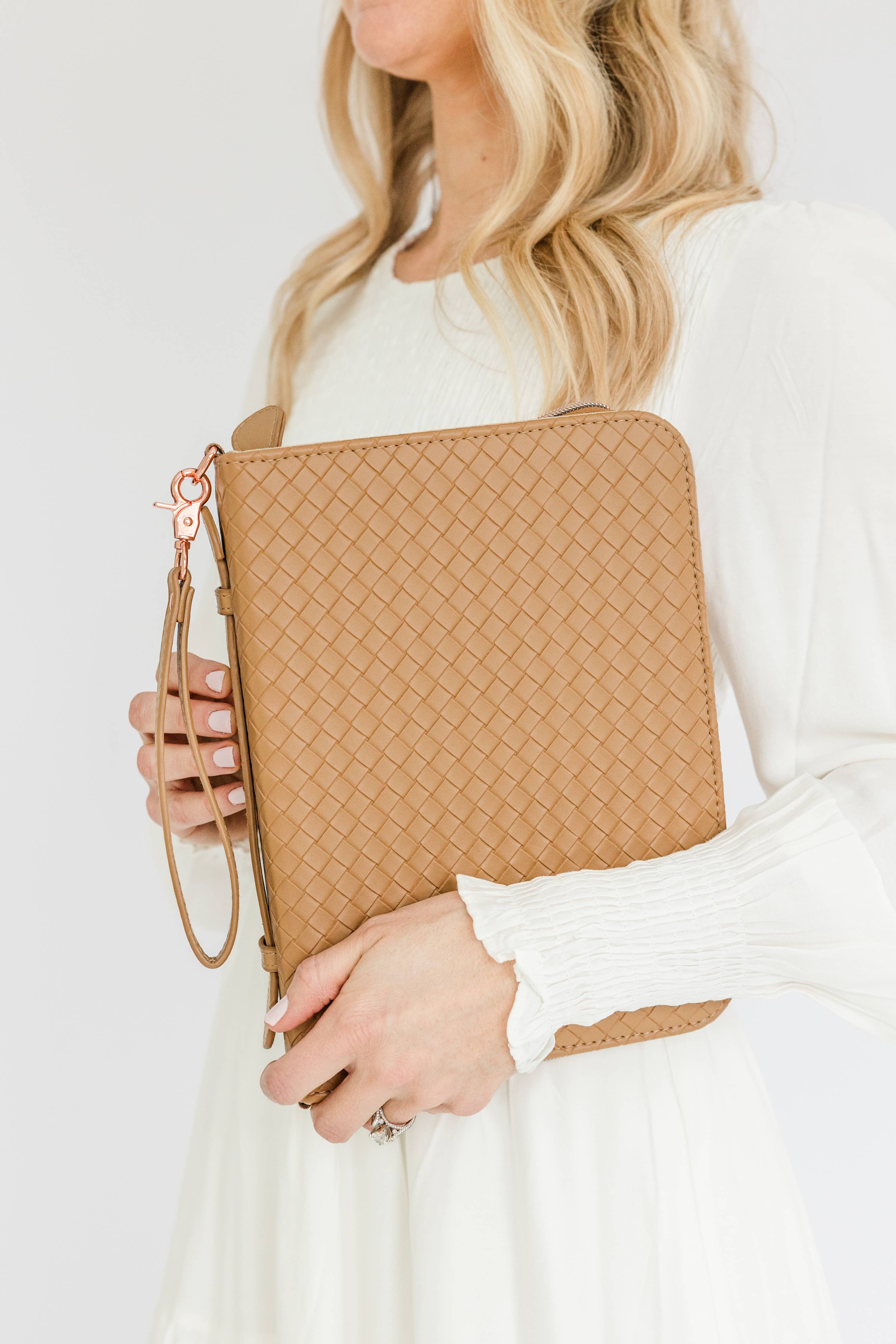 Weave Bible Case-CARAMEL