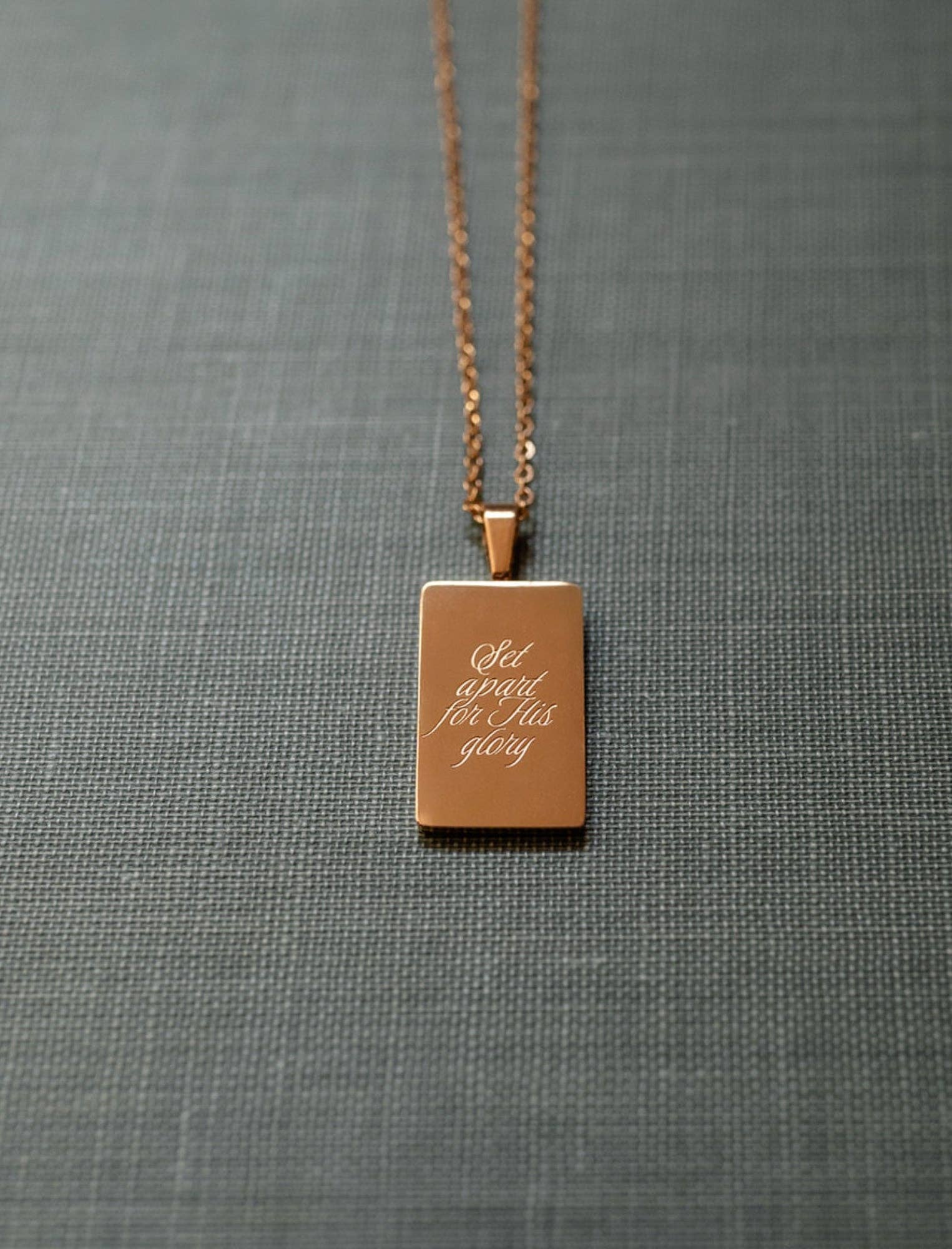 Set apart for His glory Necklace