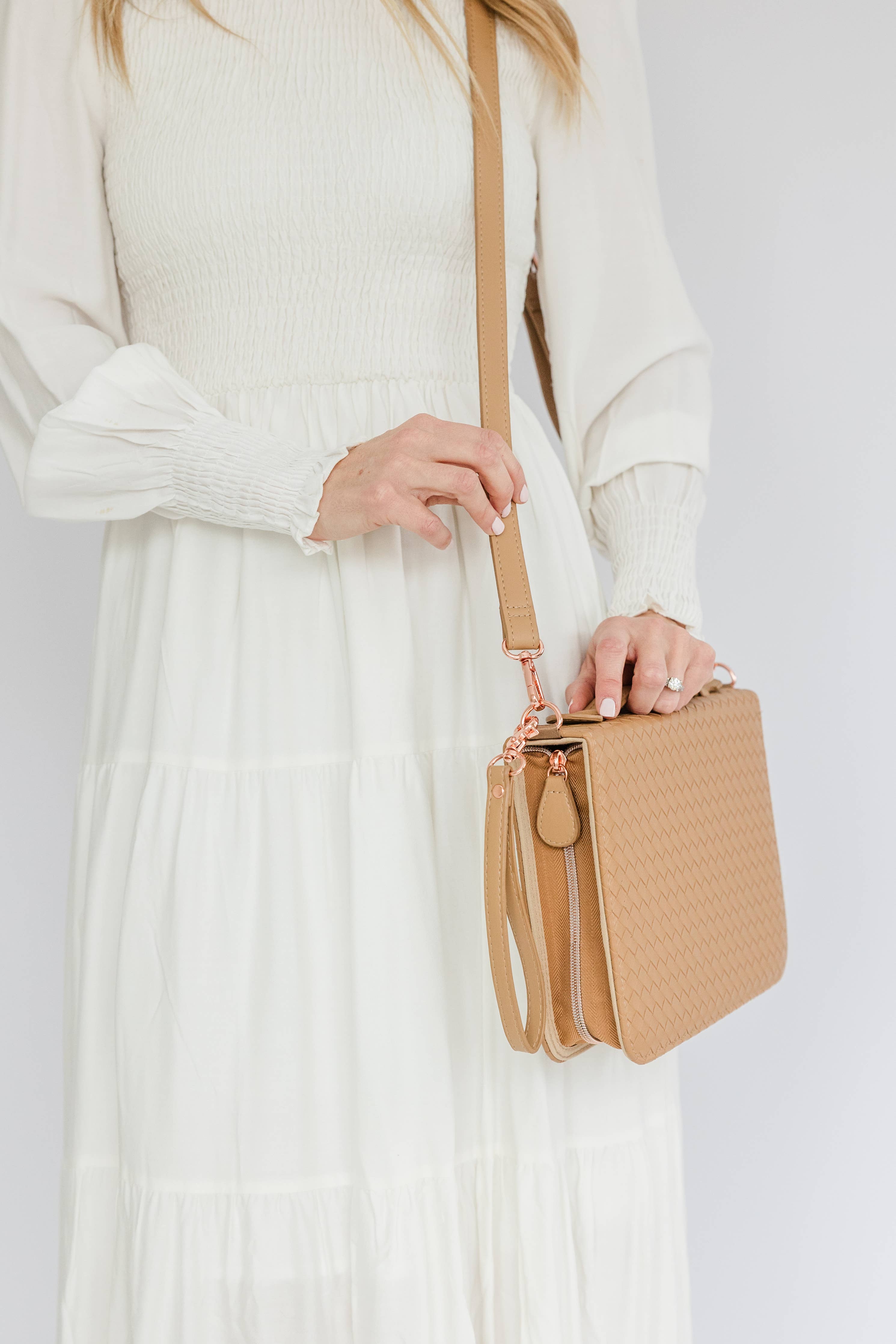 Weave Bible Case-CARAMEL