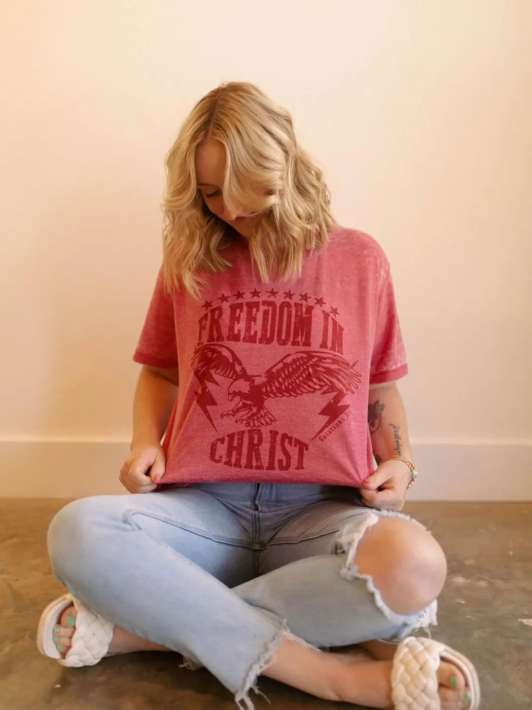 Freedom in Christ Tee