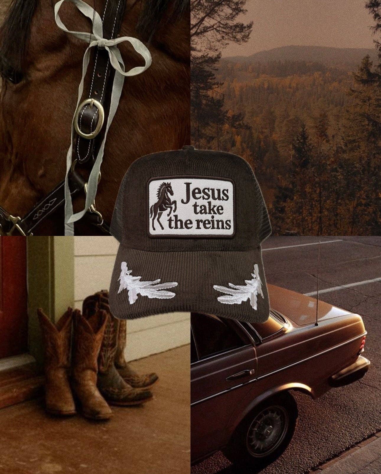 Jesus Take The Reins hat