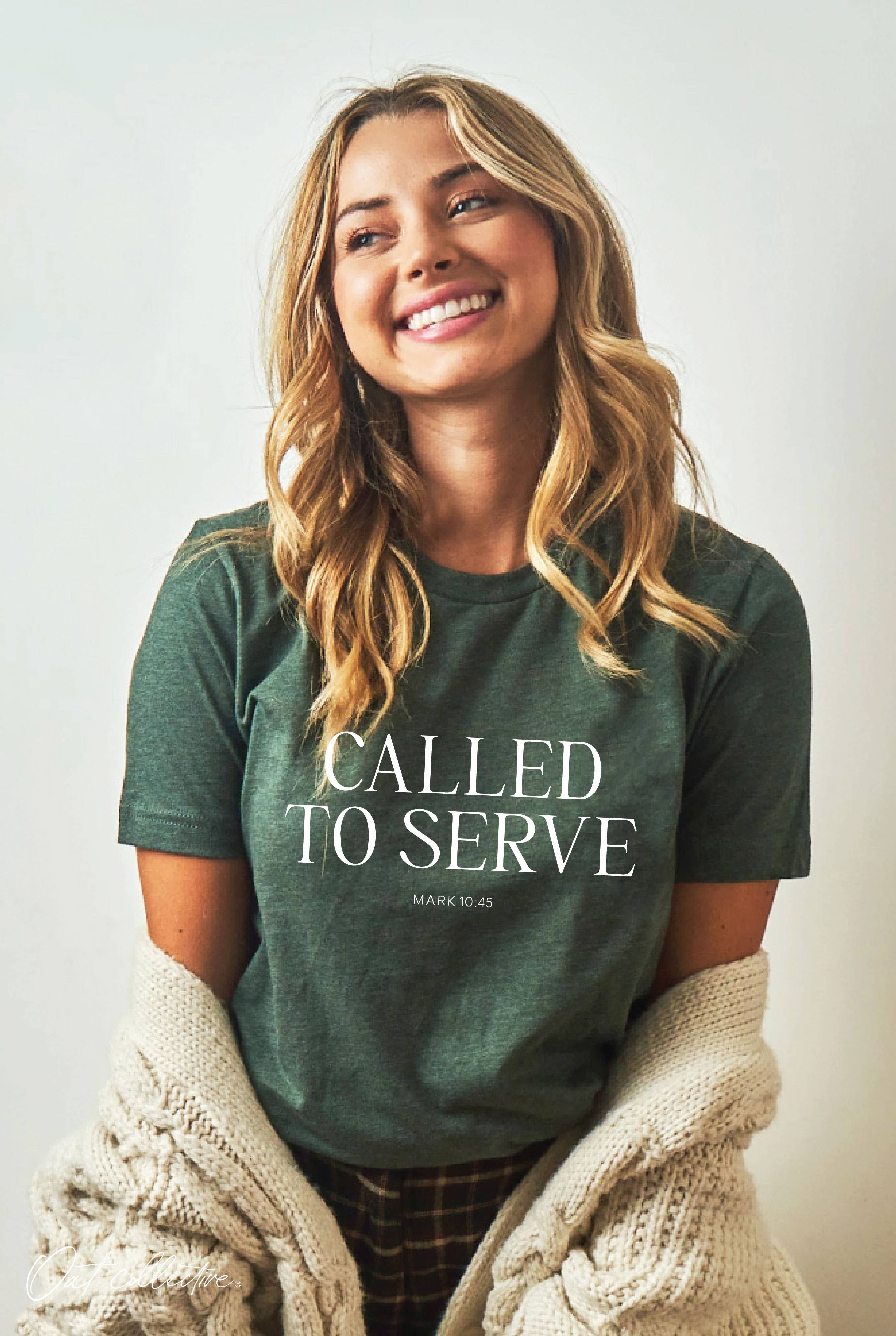 CALLED TO SERVE MARK 10:45 tee