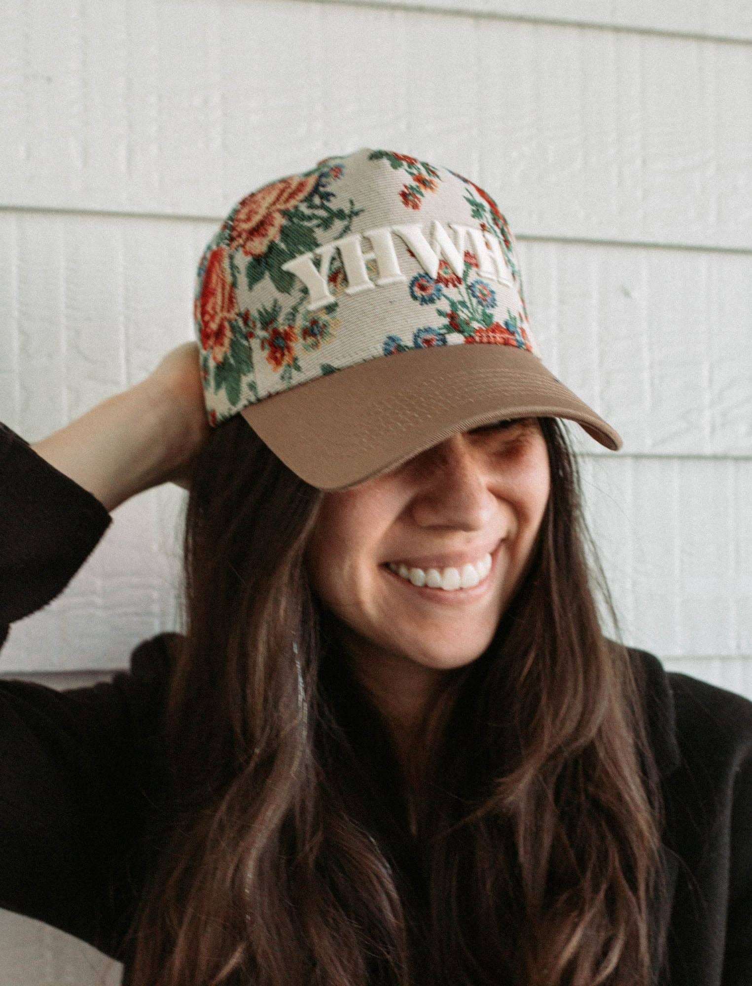 Floral YHWH hat