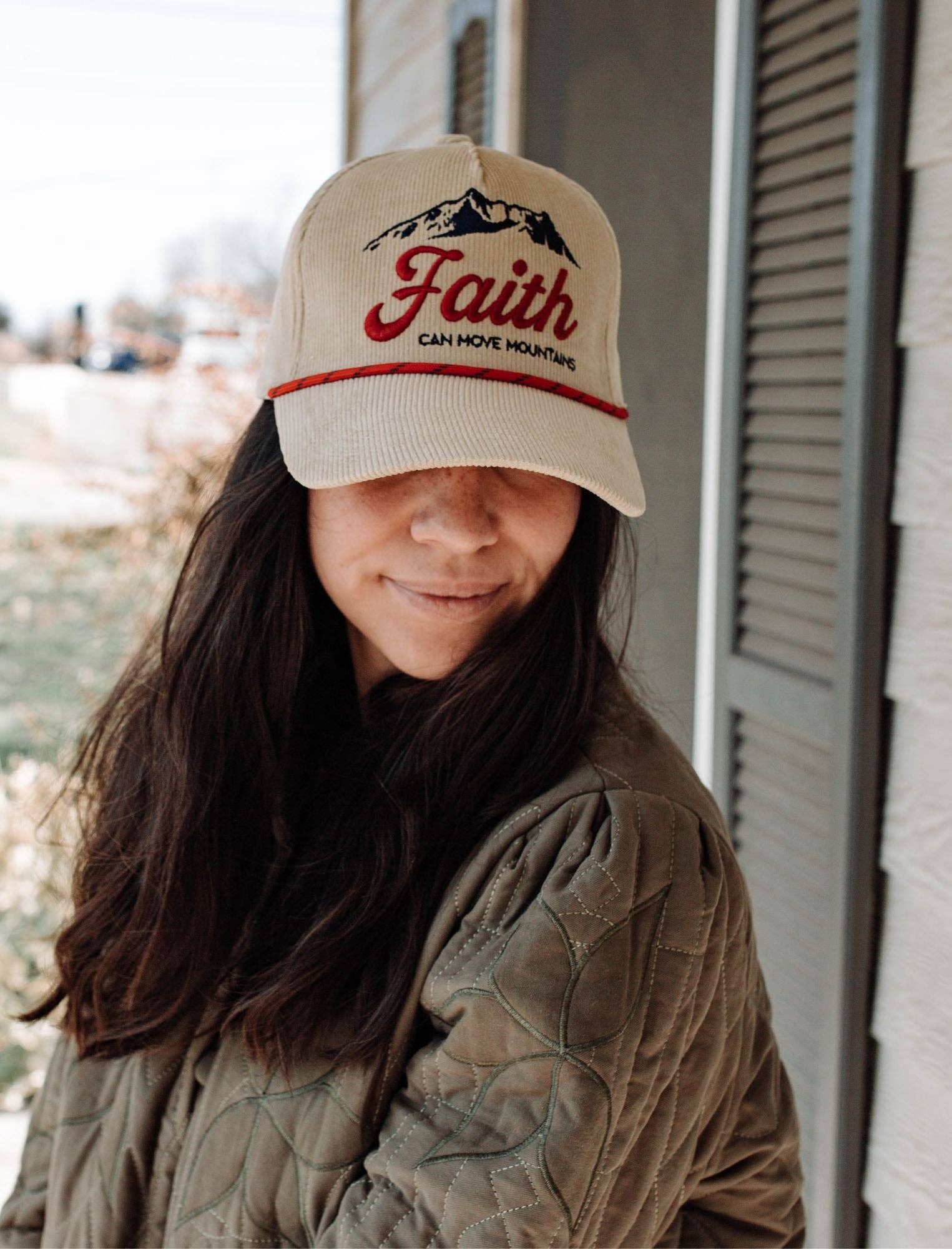 Faith Can Move Mountains hat
