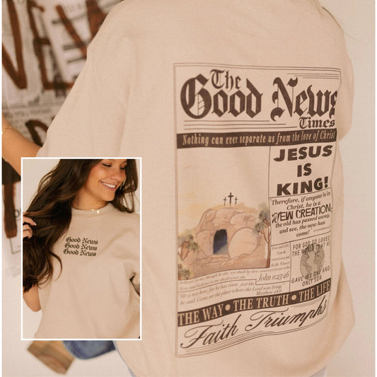 The Good News tee
