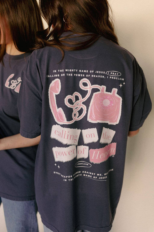 Calling on The Power Of Heaven Graphic Tee