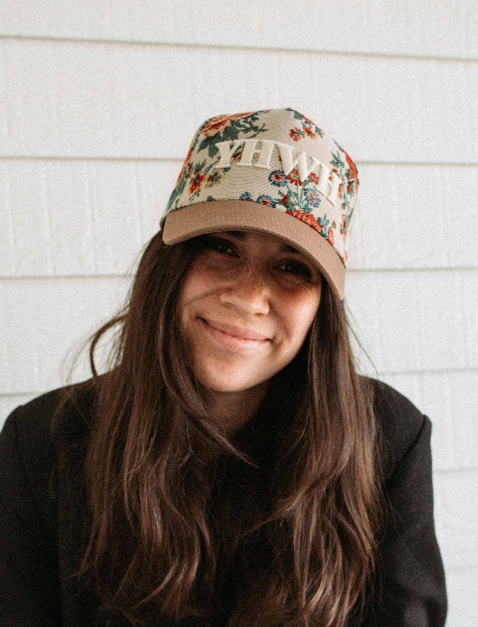Floral YHWH hat